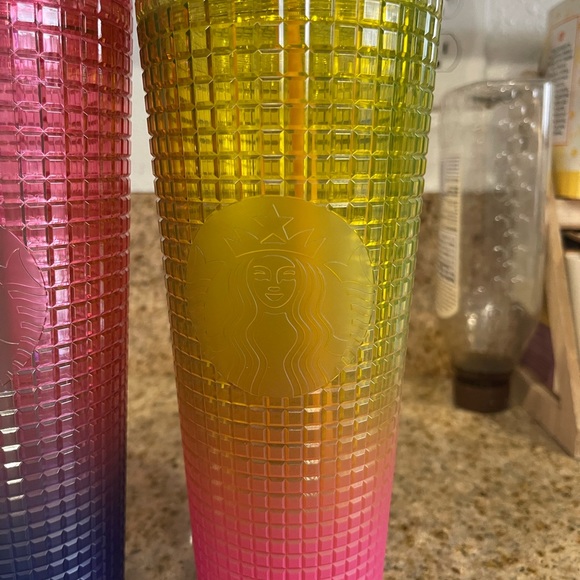 New with tags. Grid Starbucks tumblers. Price is for each cup. - Picture 2 of 2